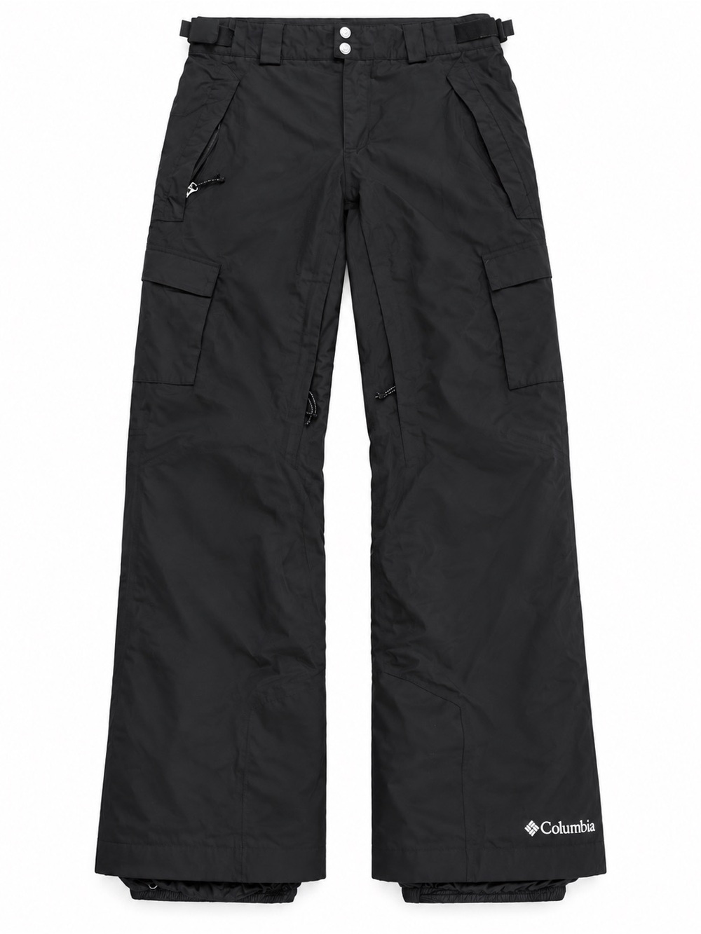 Columbia Omni-Heat Omni-Tech Snow Pants Men’s L Black Ski Snowboard Cargo